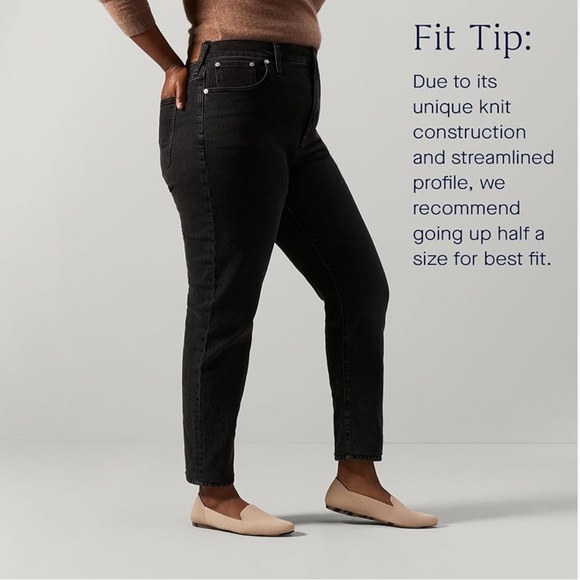 Rothy's Tan and Blue Loafers - Picture 2 of 7